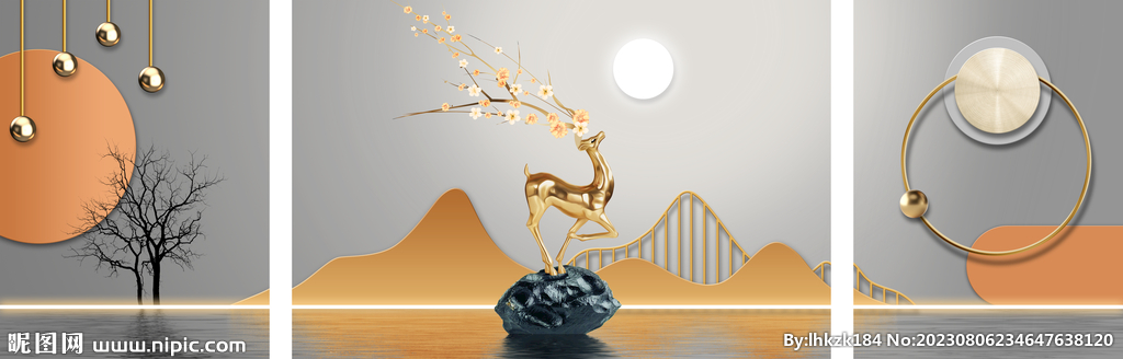 中式家居装饰画图片