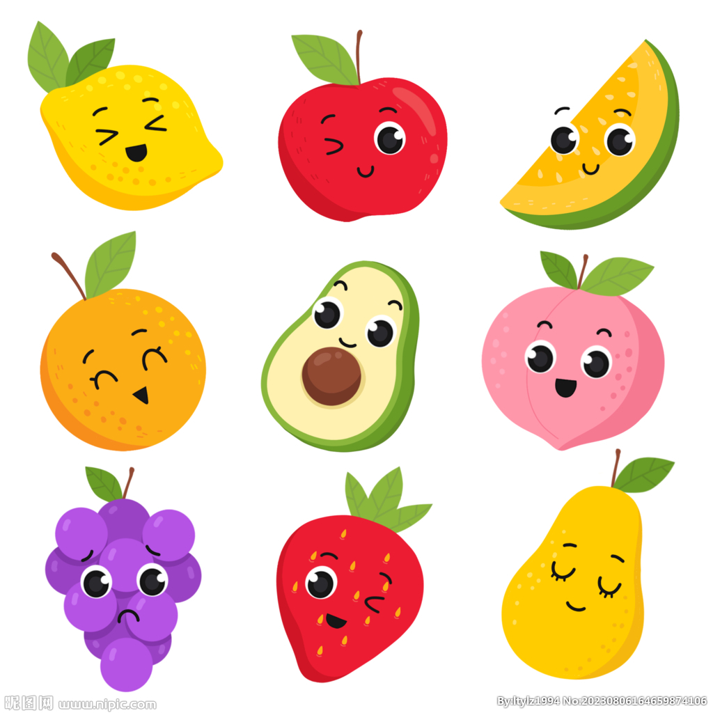 卡通水果