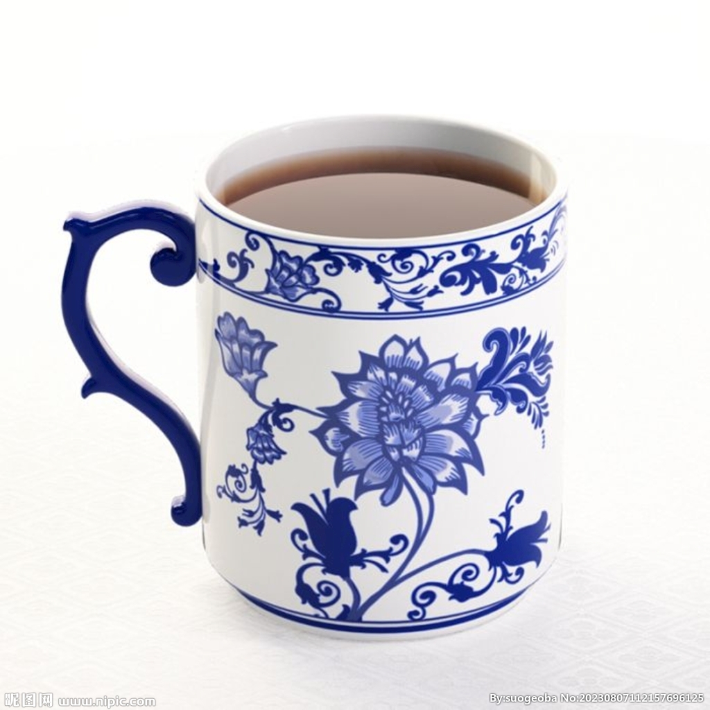 C4D模型 红茶 