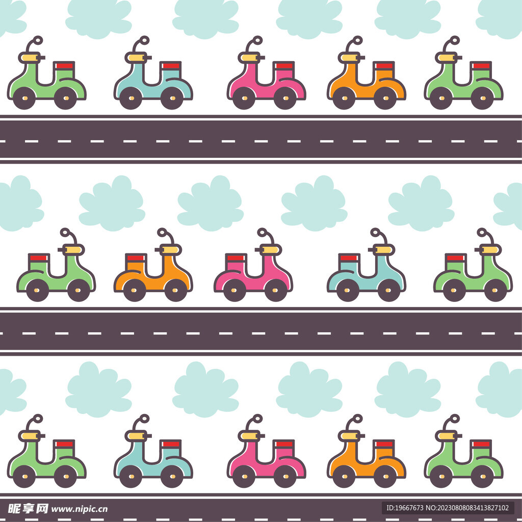 卡通电动车 