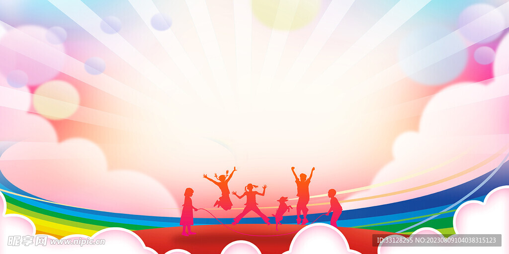 幼儿园炫彩背景