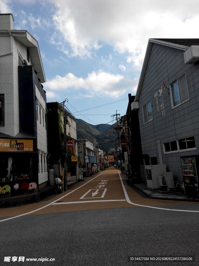 日本乡村街景