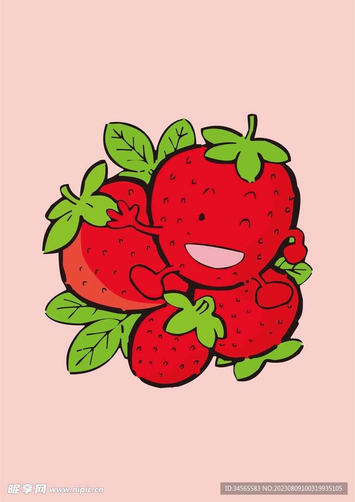可爱草莓动漫