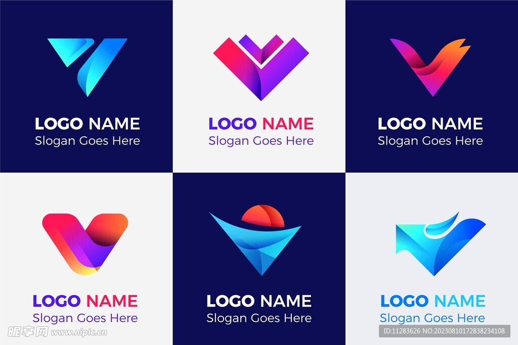V字母logo