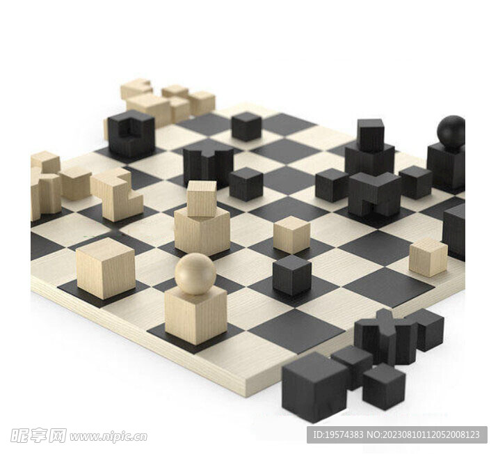 C4D模型 棋子