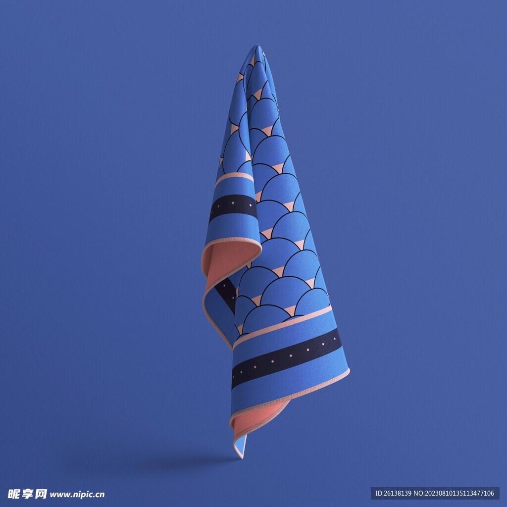 丝巾样机方巾样机