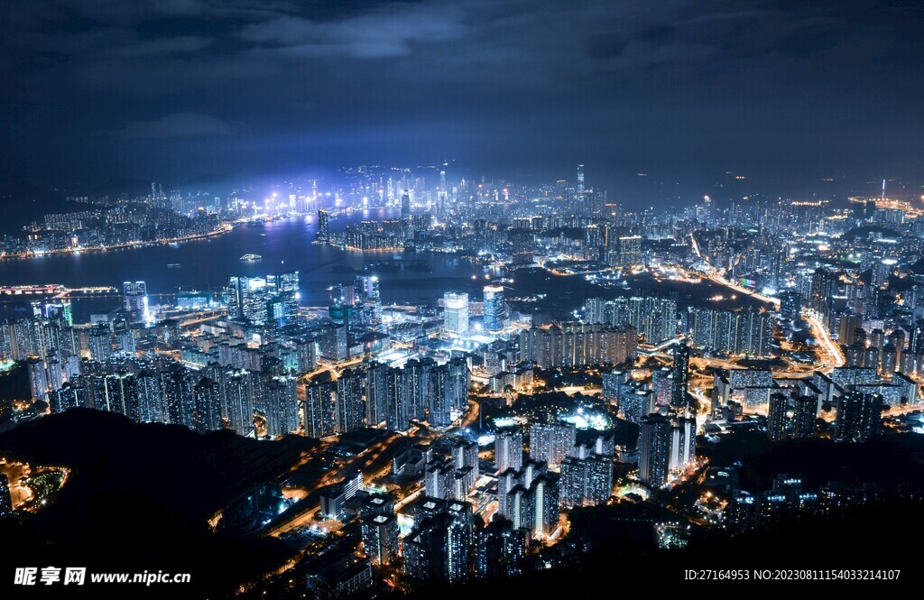 迷人的城市夜景