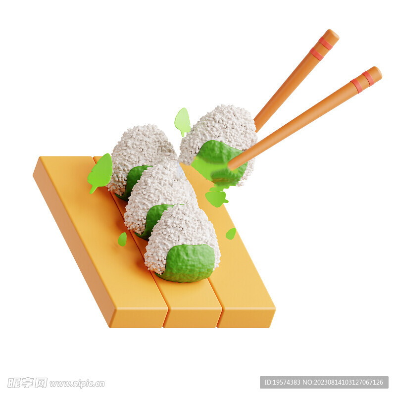 C4D模型 国外美食 