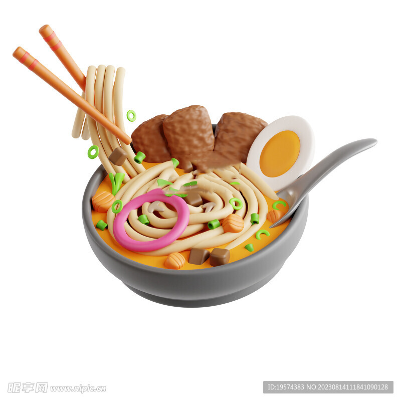 C4D模型 国外美食 