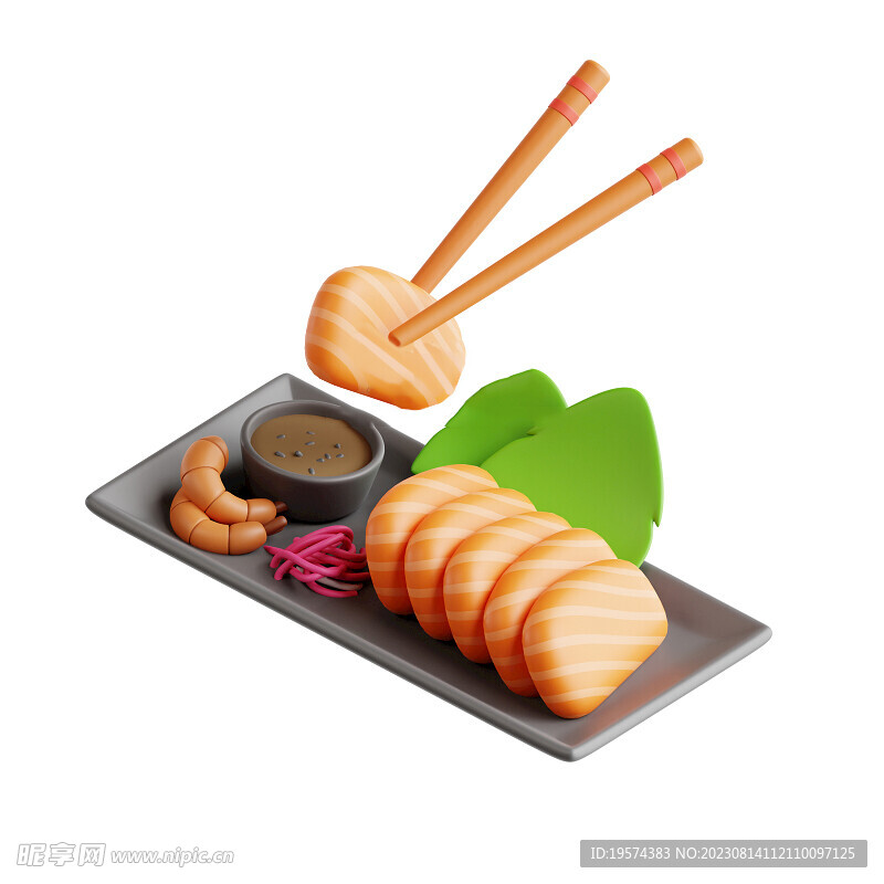 C4D模型 国外美食 