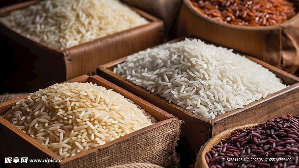 不同种类的米
