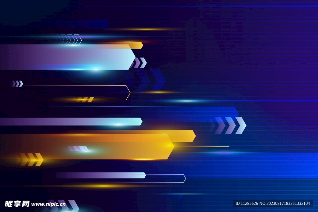 科技箭头背景