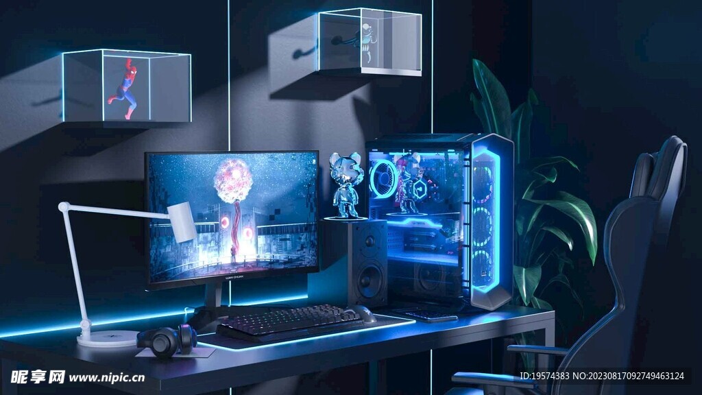 C4D模型 游戏主机