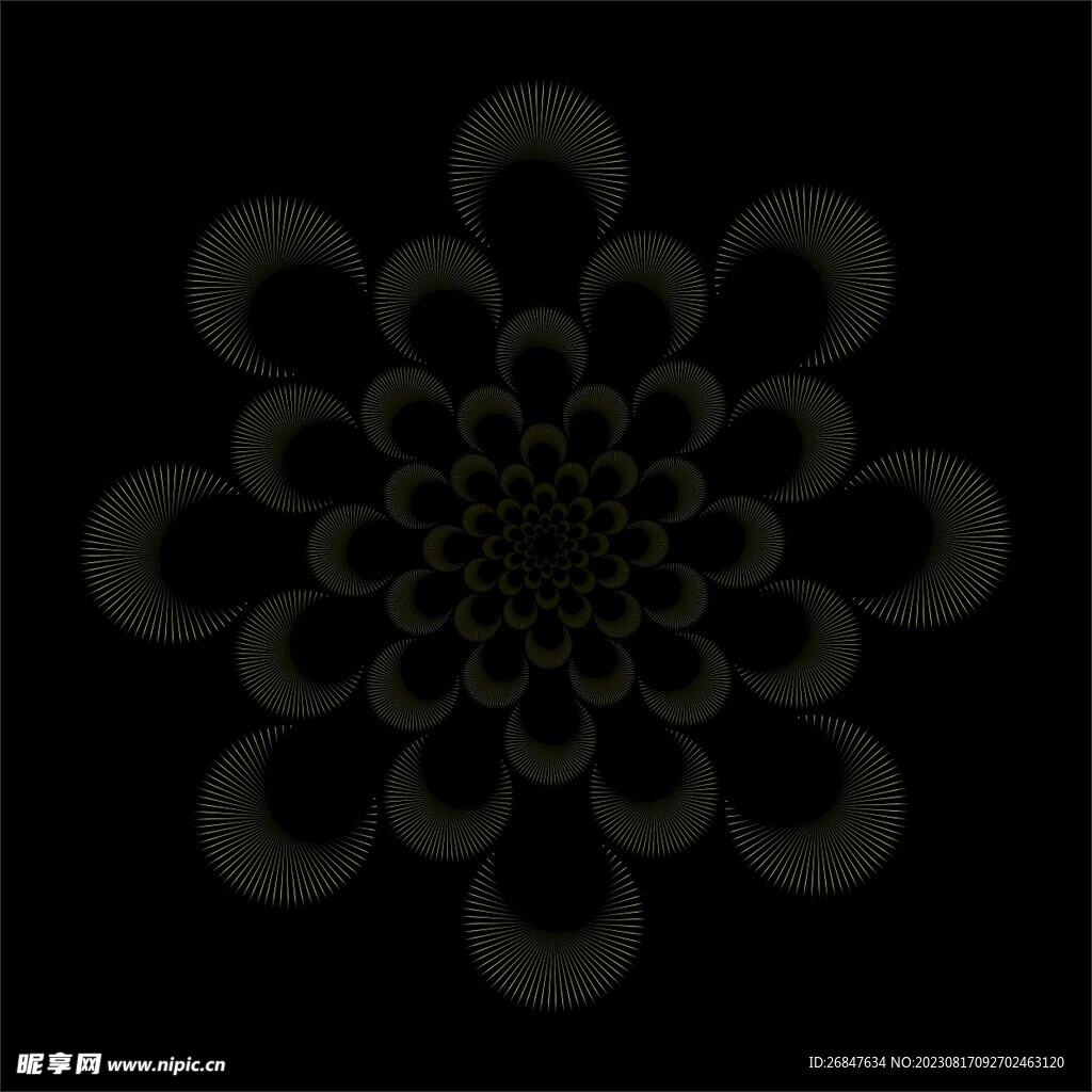 唯美花纹