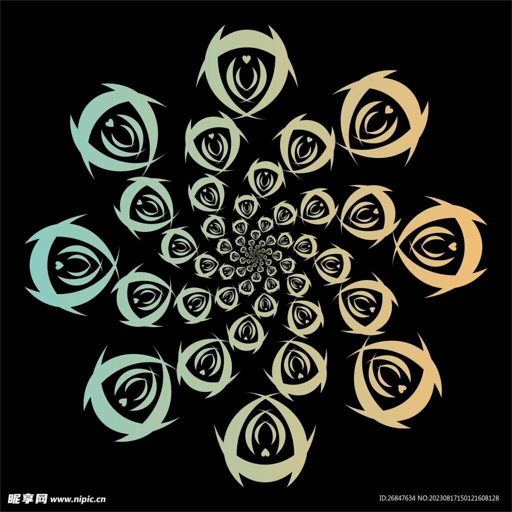 欧式花纹