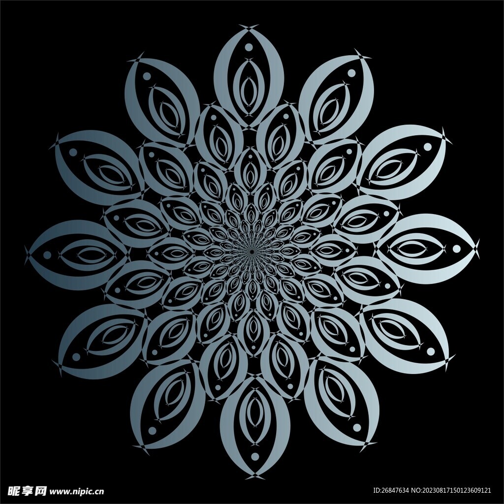 对称花纹