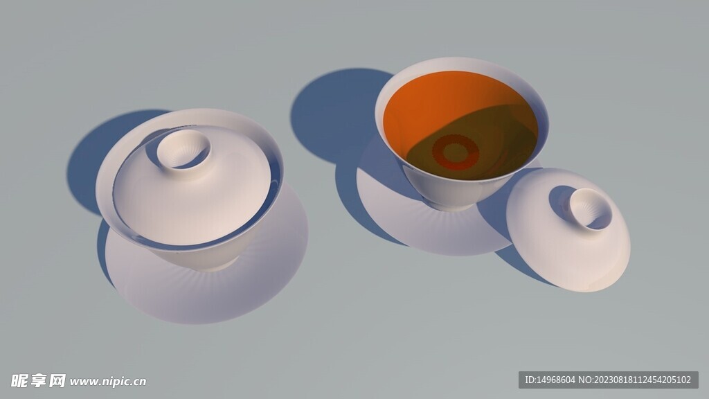 盖碗茶杯