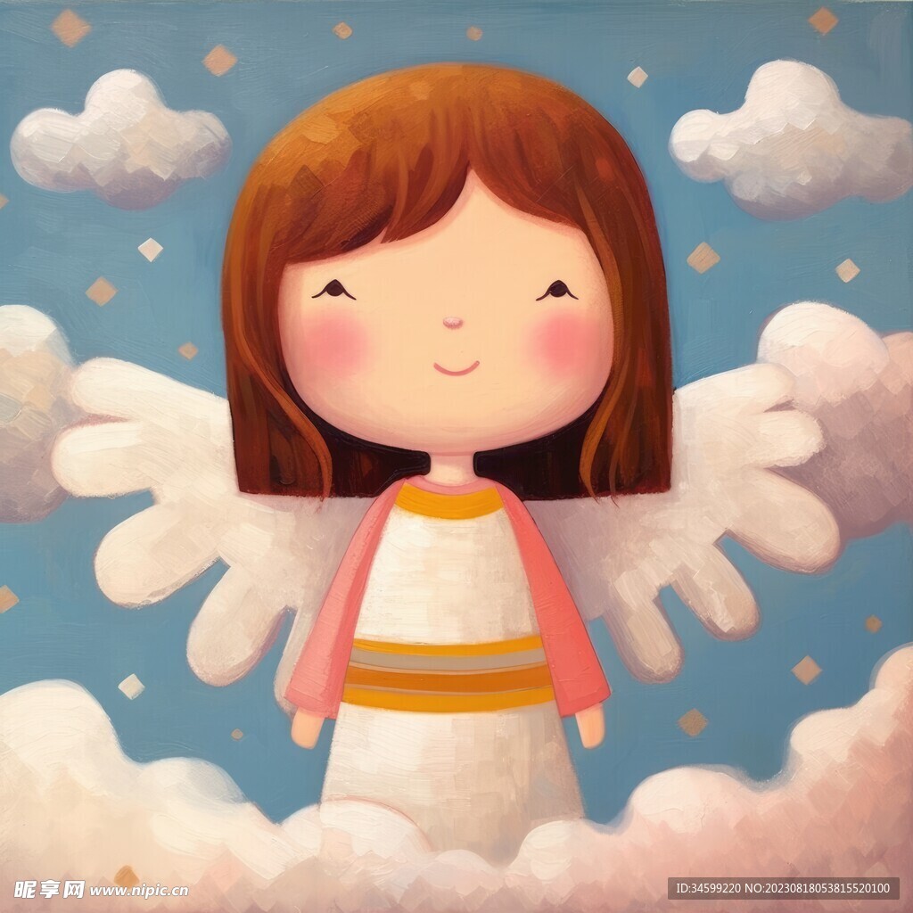 小女生插画 