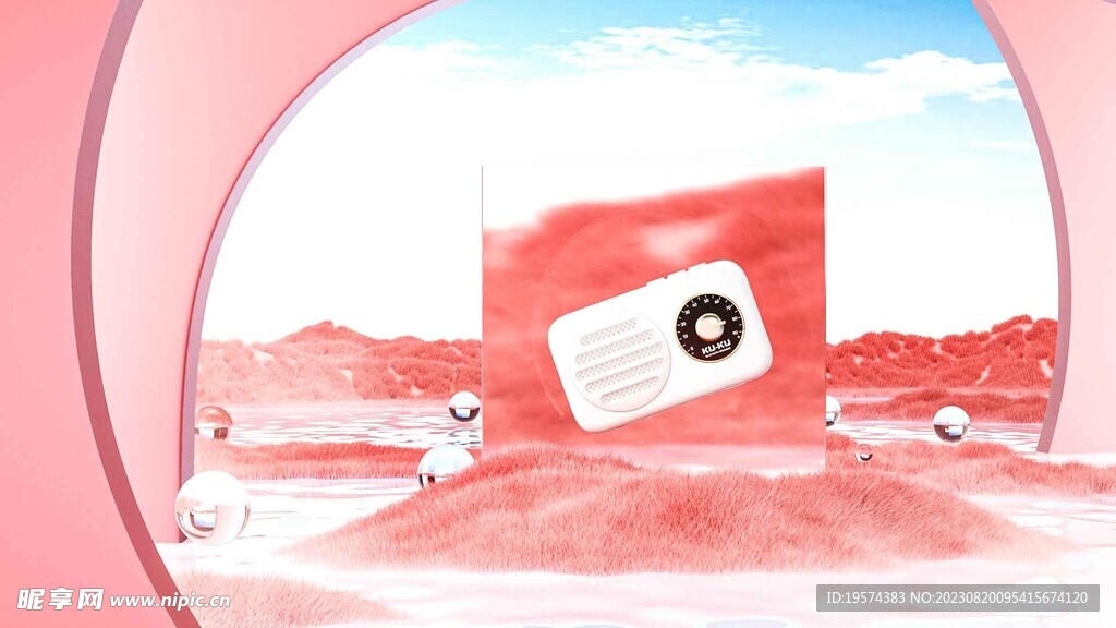 C4D模型 音响 