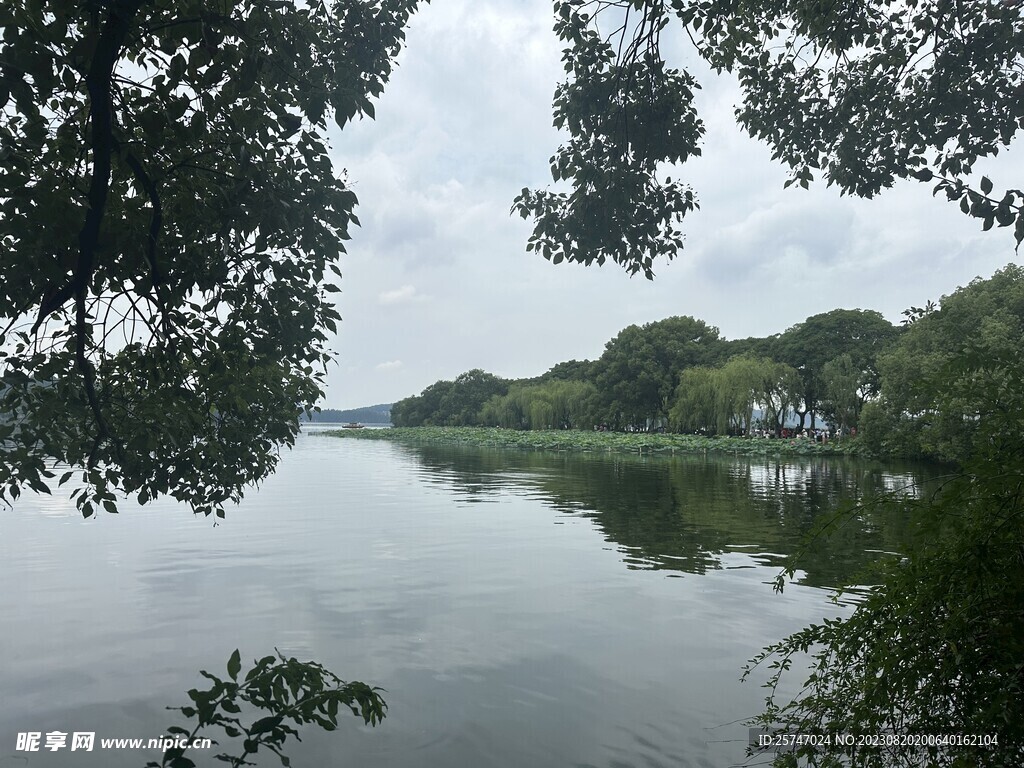 西湖自然风景