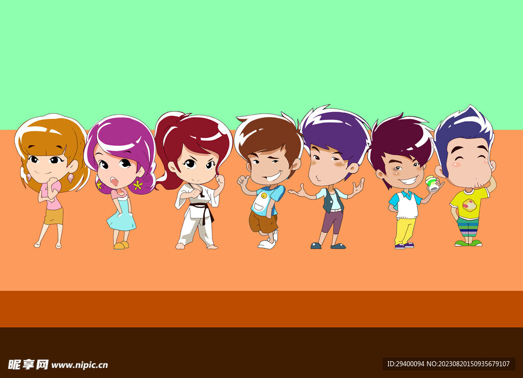 爱情公寓人物卡通形象