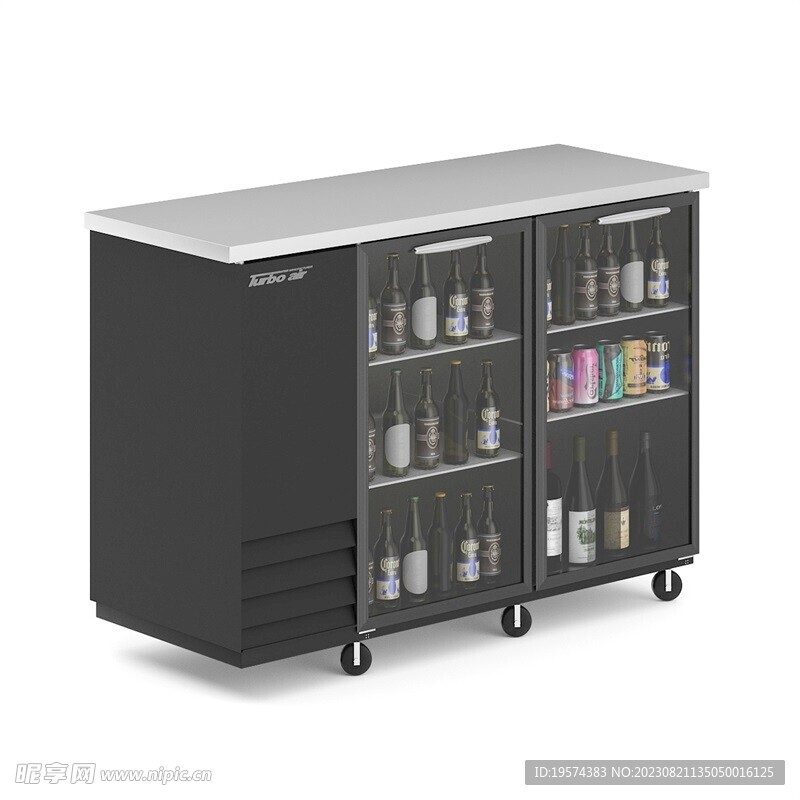 C4D模型 酒柜  