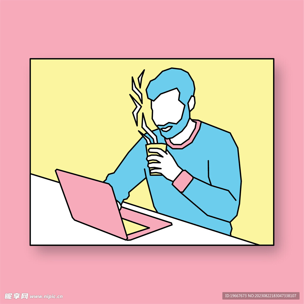 手绘人物  