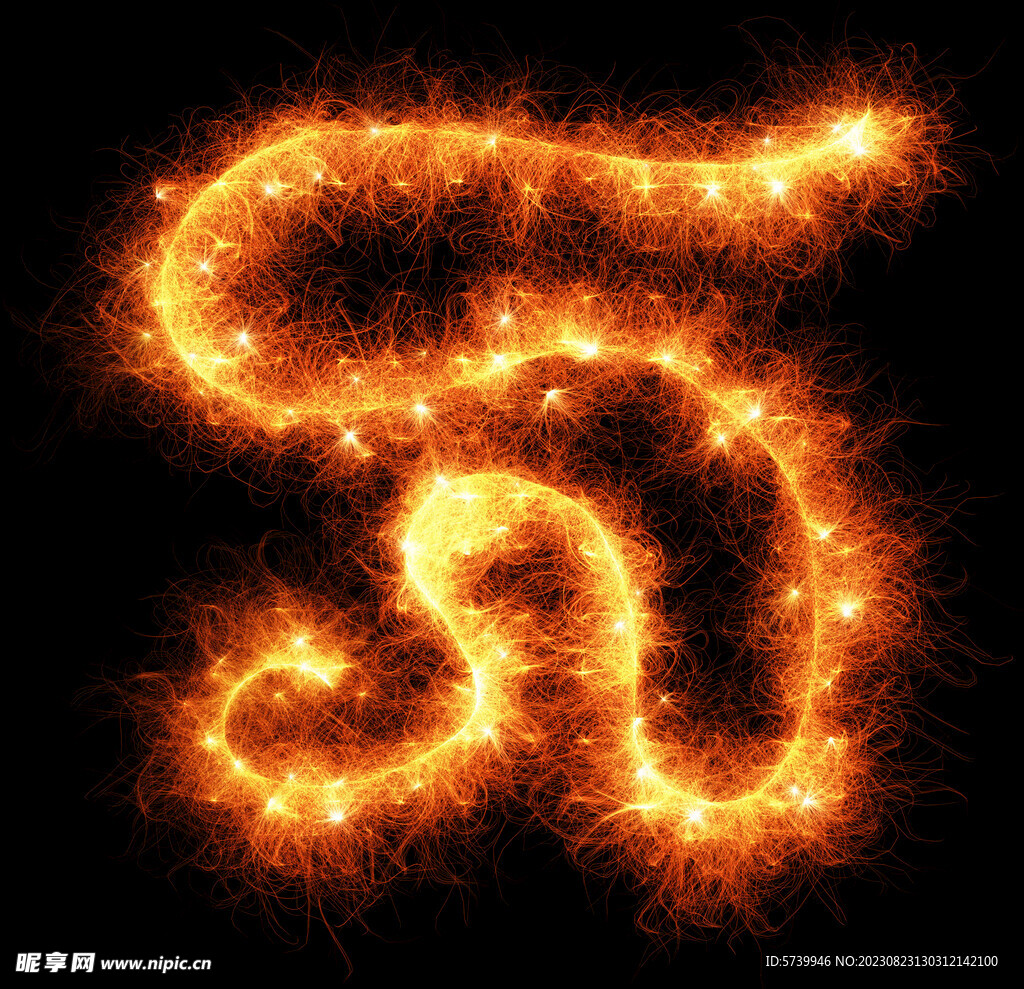 金色火焰光束动感光影线条叠层图