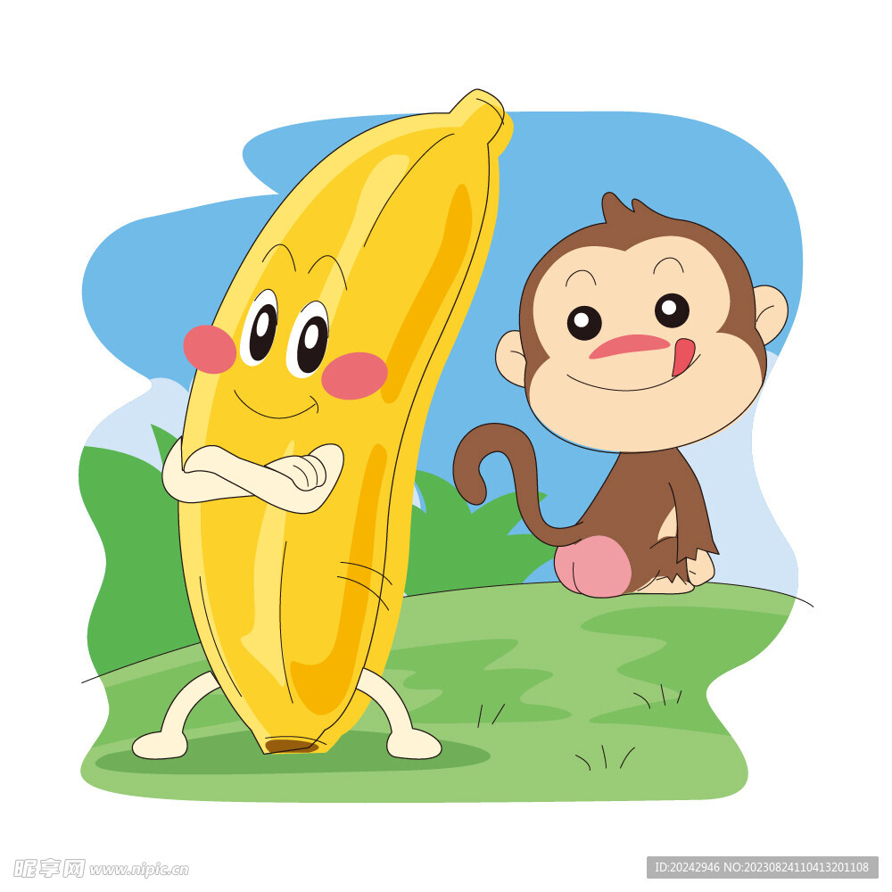 香蕉插画