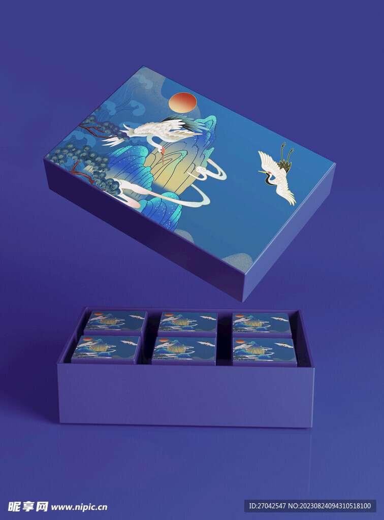 月饼包装礼盒展板