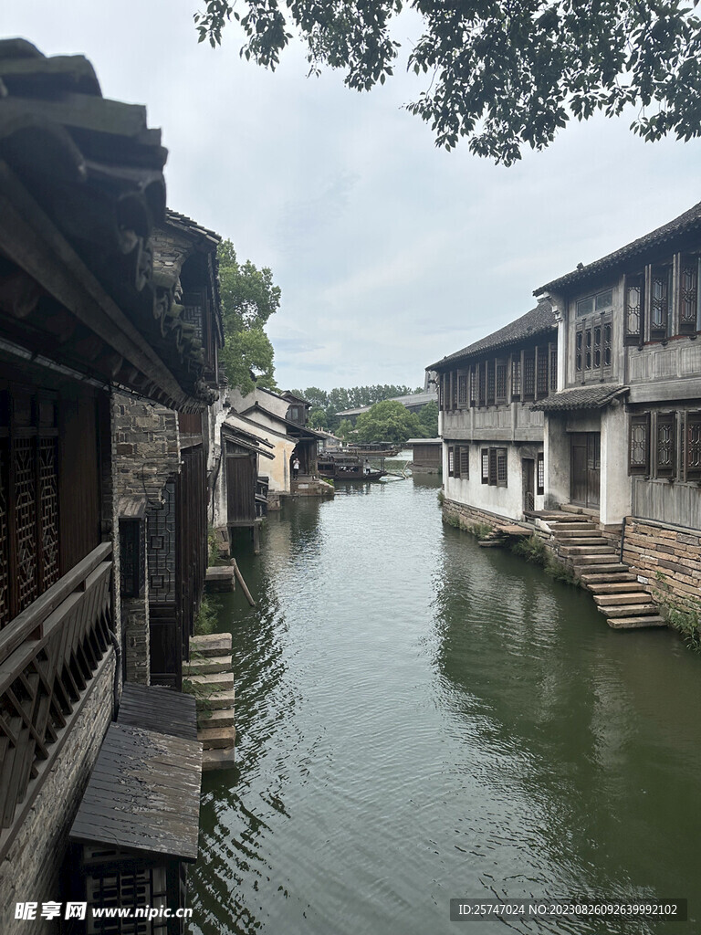 乌镇 农家水巷 