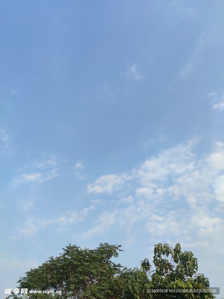 午后晴空背景