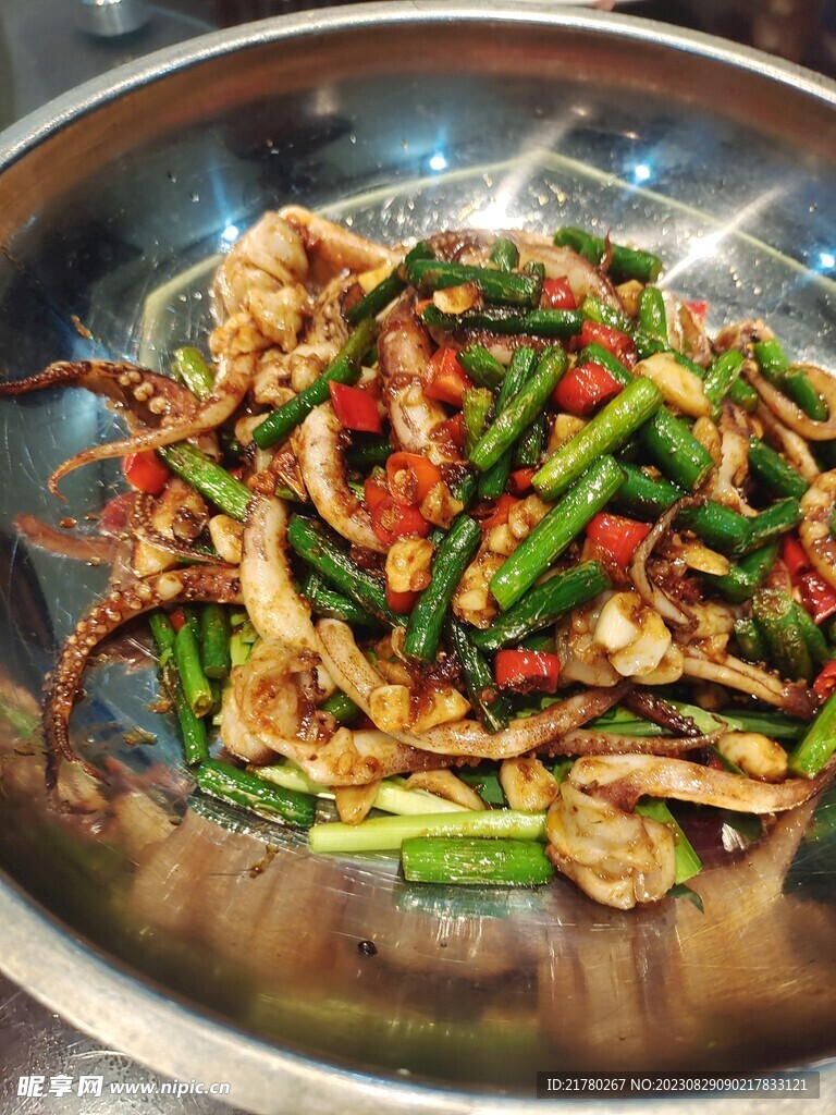 红烧鱿鱼须