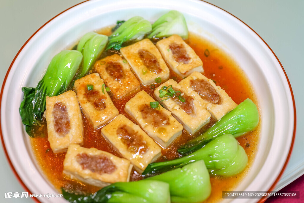 客家豆腐酿