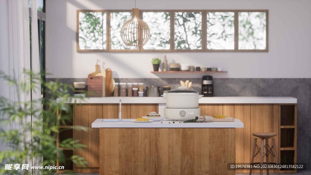 C4D模型  厨房 