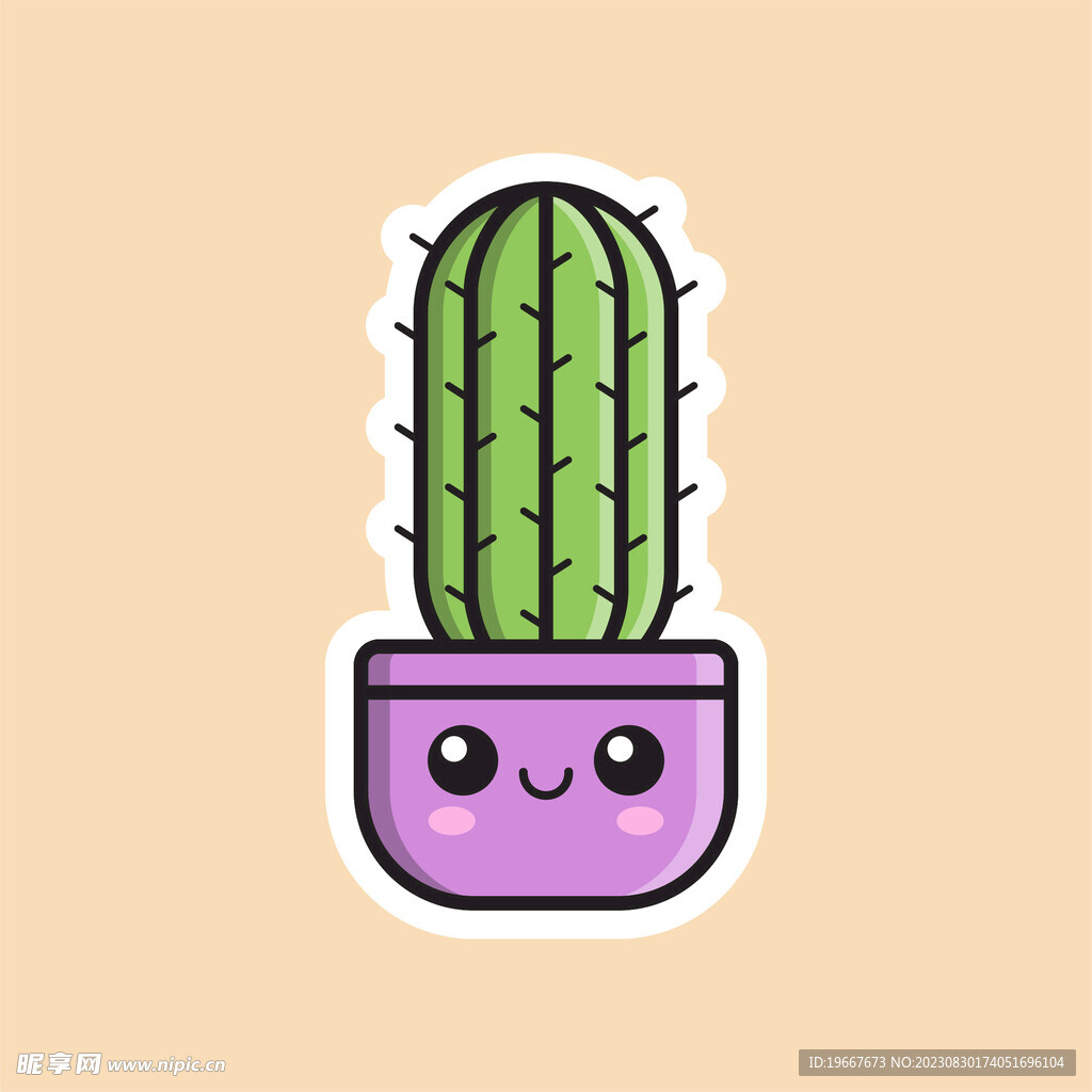 卡通植物  