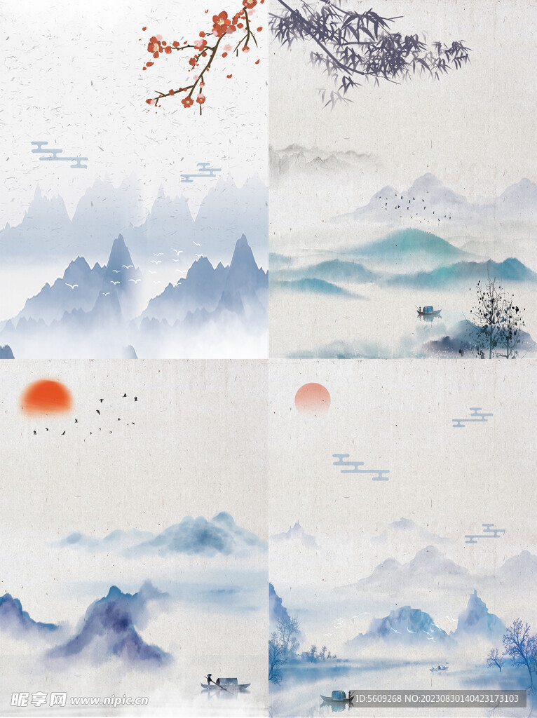 中国风水墨山水