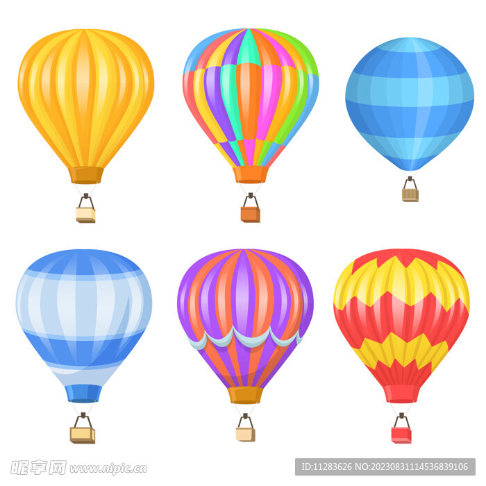 热气球素材