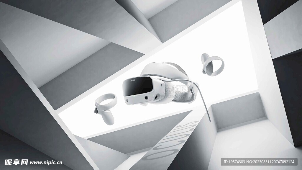 C4D模型 vr眼镜