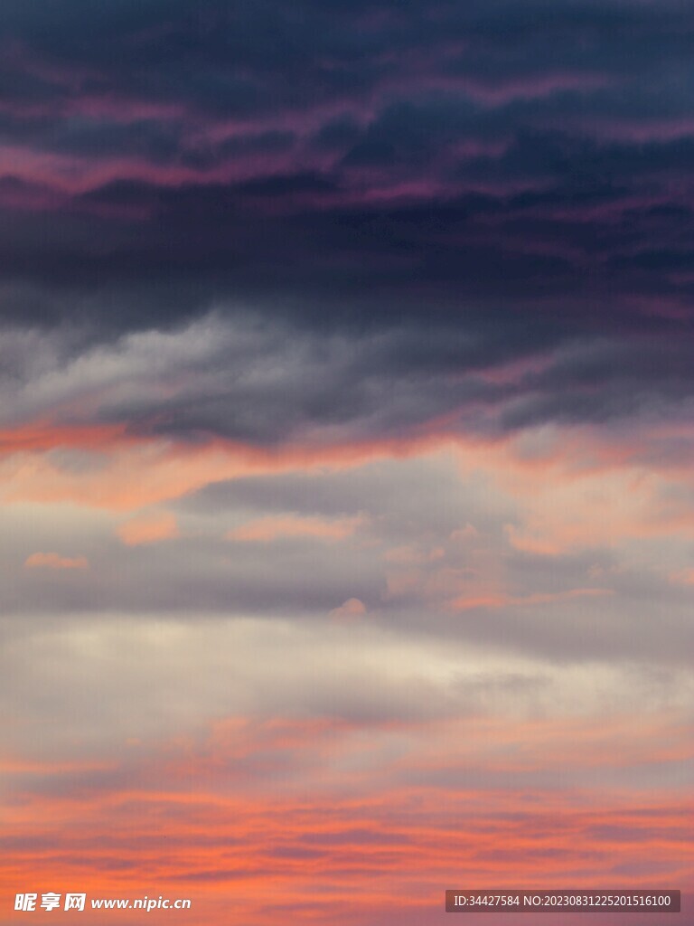 彩霞云海素材