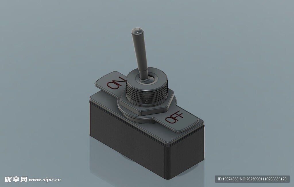  C4D模型 开关 