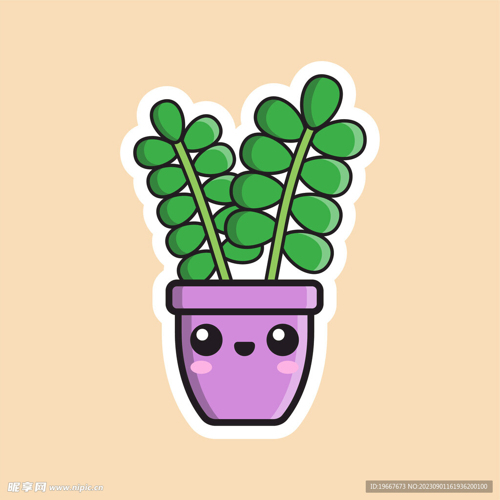  手绘植物 