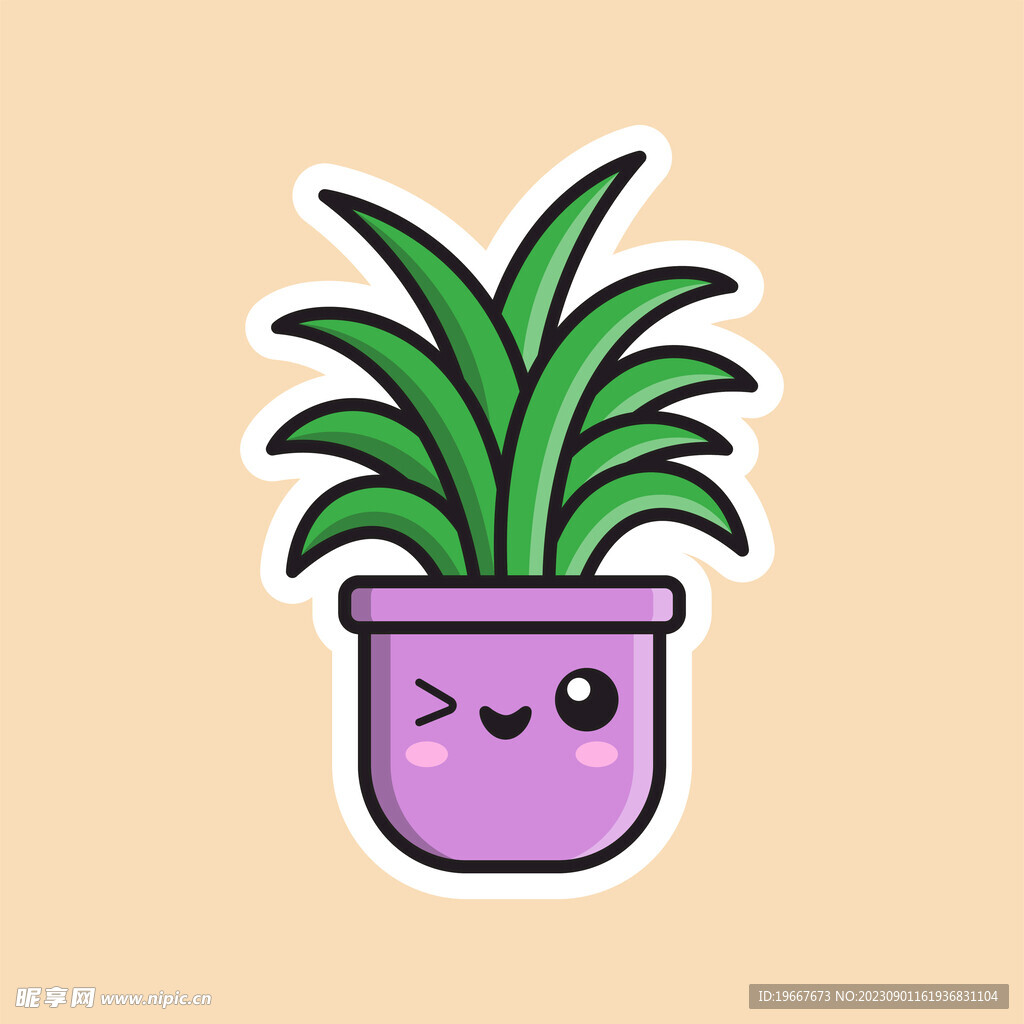  手绘植物 