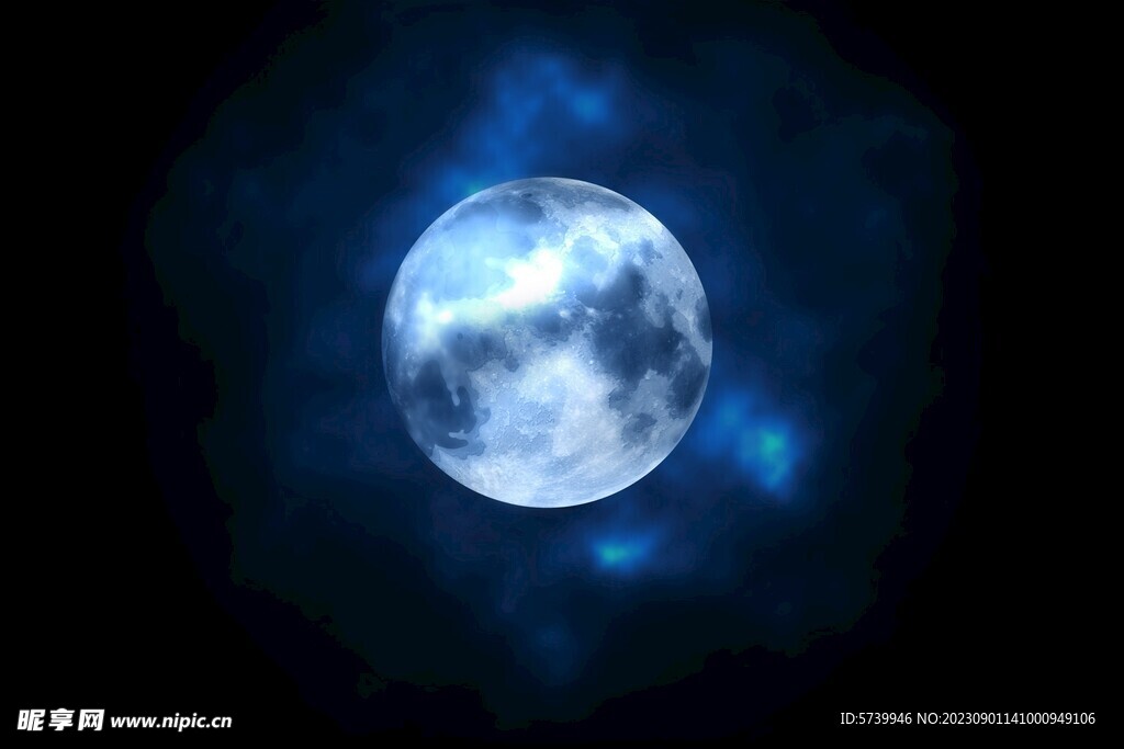 星球月亮皓月