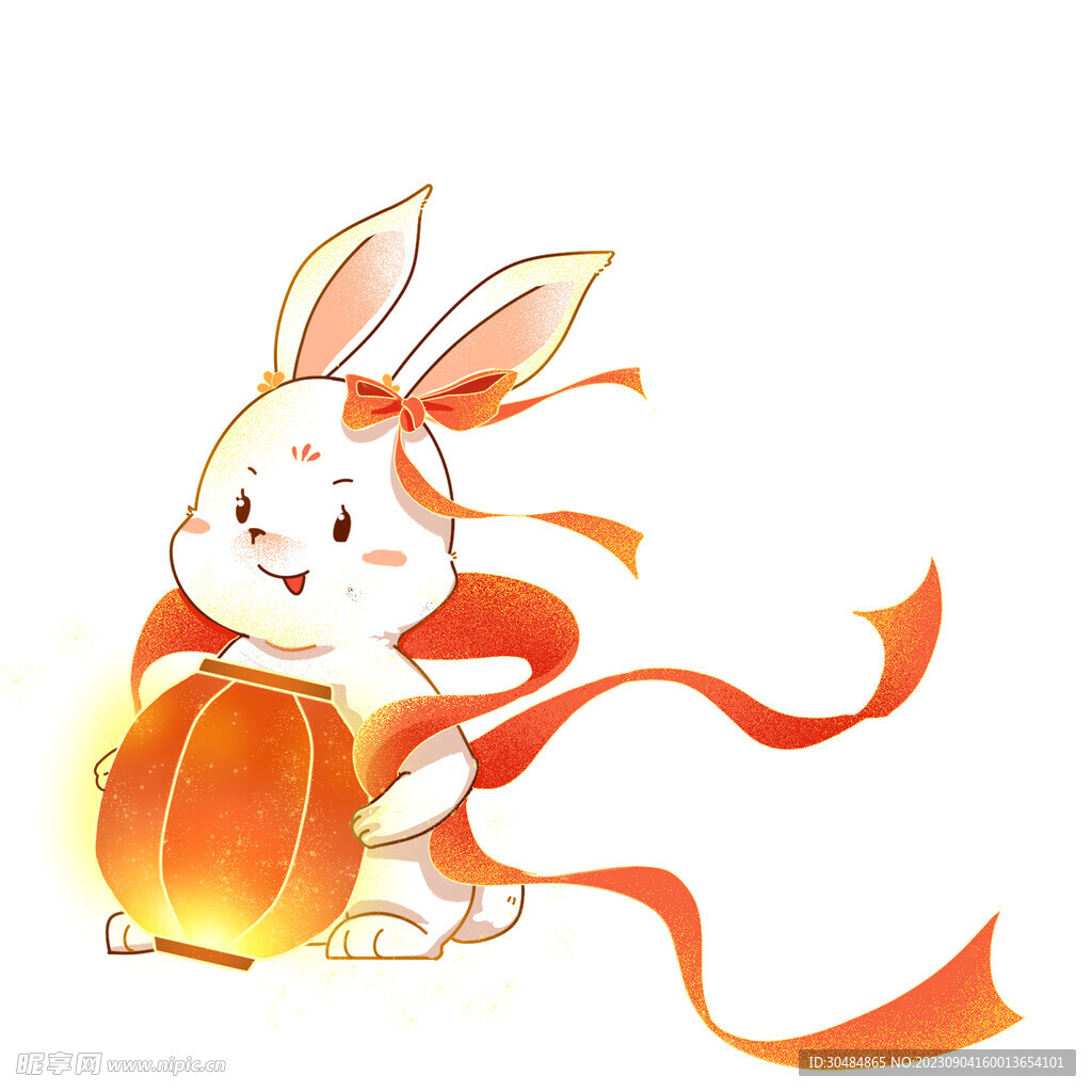 中秋节兔子素材