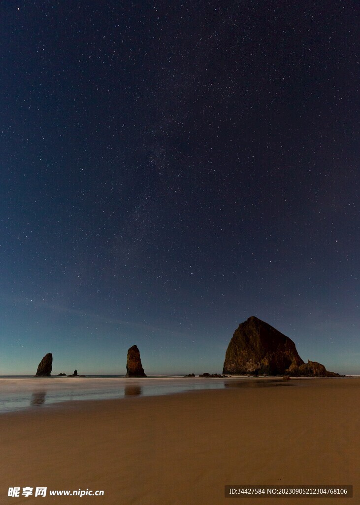 海边的星空