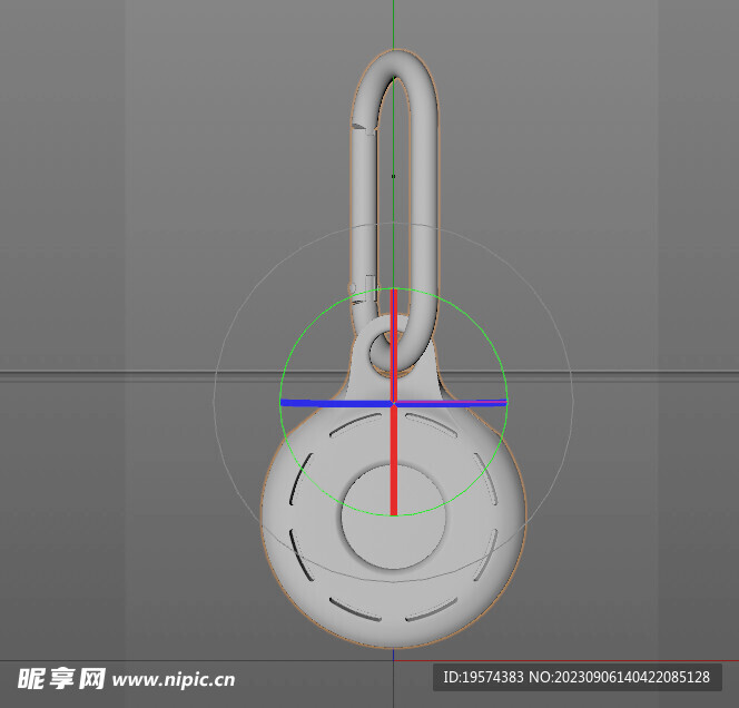  C4D模型 手机扣