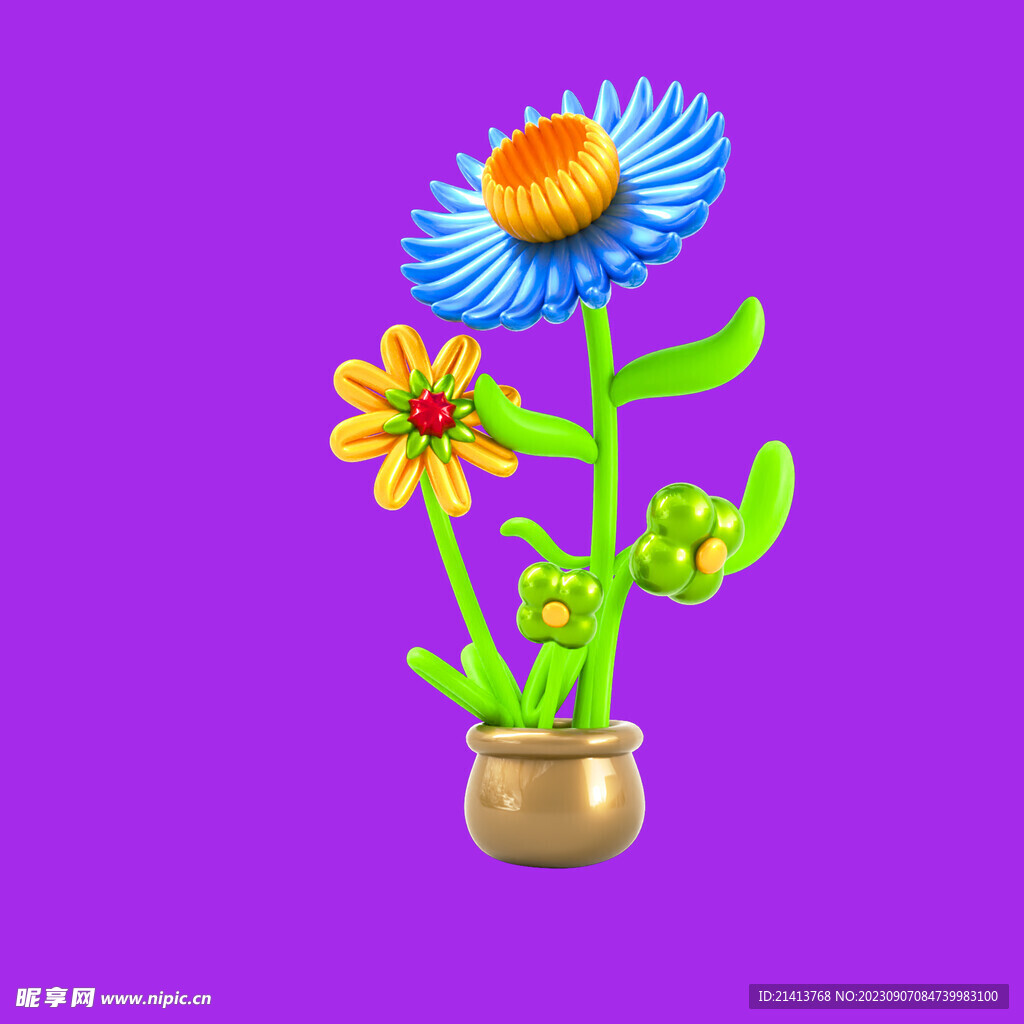 3D气球花