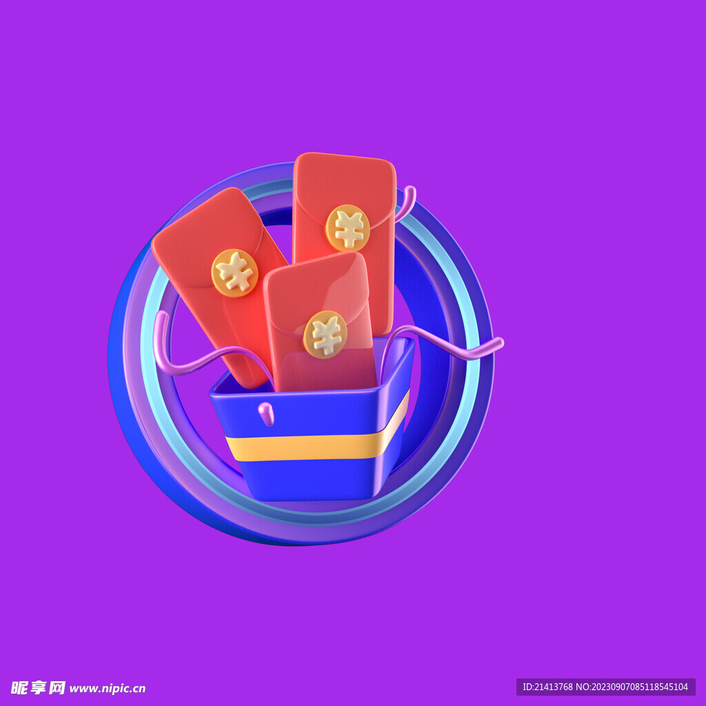 福袋红包素材 