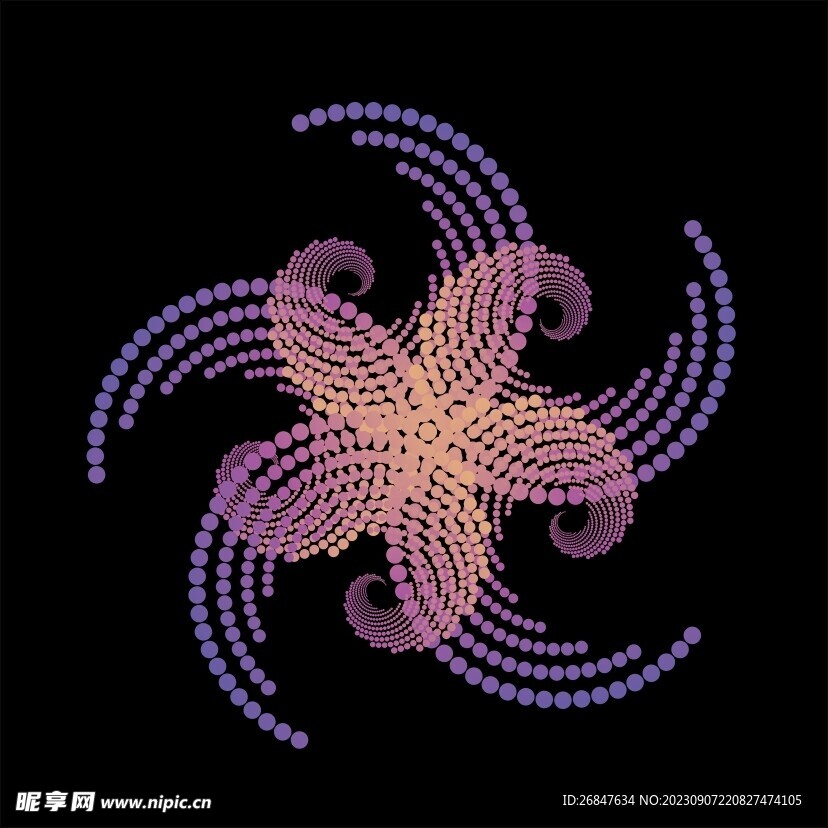 对称花纹素材